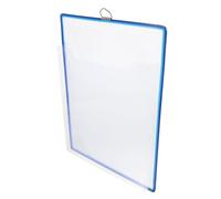 Healeved Pochette Suspendue A4 Transparente pour Dossiers de Bureau Porte-Documents Mural Pratique en Plastique Rigide Rangement Mural pour Organisation Bureau et Documents