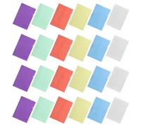Healeved Pochettes Plastiques Imperméables de L Format A4 Lot de 24 Pièces Multicolores Protège-Documents Scolaires et Professionnels Chemises de Classement pour Bureau et Voyage