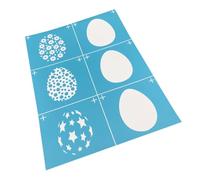 Healeved Pochoir de Sérigraphie Lavable Auto-adhésif en Tissu Bleu pour Loisirs Créatifs Diy, Réutilisable, Pratique Impression Textile et Décoration