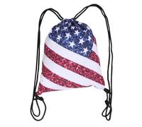 Healeved Pocket de Flag American Flag camping sacs à cordon à de sport à cordon de sport à pochette à de serrage à avec de serrage Tissu Oxford