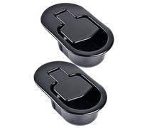 Healeved Poignée Ergonomique pour en Fauteuil Remplacement de Inclinable Métal Noir, Design et économie, Lot de 2 Pièces pour Fauteuil Relax Bureau