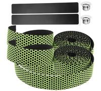 Healeved Poignées de Guidon de Vélo Antidérapantes en EVA Ruban de Guidon Jaune Résistant à L'Usure Protection Anti-Vibrations pour Vélo de Route Accessoires Confortables pour Cyclisme