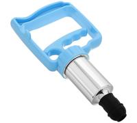Healeved Pompe à Ventouses Manuelle Bleue Poignée Argentée Accessoire pour Appareil de Massage par Ventouses sous Vide Outil de Thérapie par Réglable Compatible Usage Corps Bien-détente