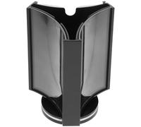 Healeved Porte-Affiches Rotatif 3 Faces en Acrylique Transparent Support de Table 105X148 MM Présentoir de Menu Triangulaire pour Restaurant Café Bar Tableau Menu Polyvalent et