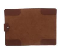 Healeved Porte-carnet de Golf en Cuir PU Marron Rigide Organiseur Compact et Pratique pour Cartes de Score Livret de Golf Résistant pour Suivi Précis en Extérieur pour Hommes