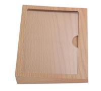 Healeved Porte-cartes de Table en Bois Massif 90x128 Mm Support Acrylique Incliné, Porte-étiquette Prix Polyvalent pour Restaurants, Commerces et Événements, Support Panneau Menu