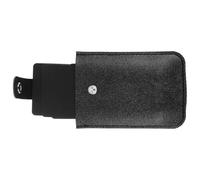 Healeved Porte-Cartes Fin en PU Noir, Petit Portefeuille Compact Grosse Capacité, Multi-emplacements pour Cartes D’identité, Cartes de Crédit et Permis de Conduire, pour Usage Quotidien