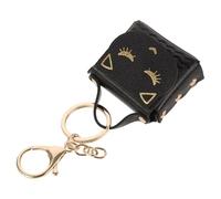 Healeved Porte-clés Chat Noir en Alliage de Zinc et PU, Porte-Monnaie Mini Portable et Léger de Chaton Cartoon, Accessoire Mignon pour Filles et Amateurs de Chats