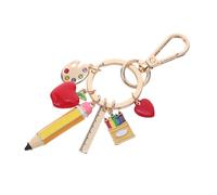 Healeved Porte-clés Enseignant Métal Compact Original de Remerciement pour Rentrée la Retraite Fêtes Accessoire pour Professeurs