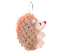 Healeved Porte-clés Hérisson en Peluche Douce Rembourrage en Coton Pp, Breloque Adorable pour Paquet à Dos ou Paquet à Main, Accessoire Polyvalent et Mignon pour Garçon et Filles et