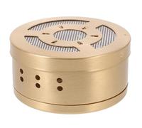 Healeved Porte-Cônes Moxa en Cuivre Léger et Portable Réservoir de Chaleur, Conçu pour Soulagement du Cou, Épaules, Poignets, Jambes, Usage Quotidien et Présent pour Style Aléatoire