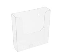 Healeved Porte-Documents Mural en Plastique Transparent A5 Organiseur de Dossiers Vertical pour Bureau Présentoir à Brochures et Rangement Pratique pour Documents et Papiers