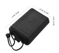 Healeved Porte-Flèches Moyen Format 2 Pièces en Plastique Résistant avec Couvercle Étanche Rangement Pratique pour Pointes de Flèches Léger et Portable pour Tir à L’Arc en Plein Air