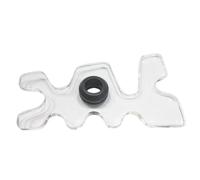 Healeved Porte-Queues de Billard en Acrylique Transparent Pont de Queue de Billard Coulissant Léger Support Stable pour Clubs et Parties de Snooker