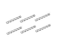 Healeved Porte-stylo Calligraphique Transparent 6 Pièces 5 Compartiments Support Rangement Manucure Nail Art Accessoires Salon