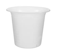 Healeved Pot de Chambre en Plastique avec Échelle de Mesure, Design Givré Stable et Forme Ronde, Adapté pour Hommes et Femmes en Chambre ou Salle de Soins