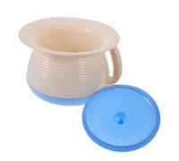 Healeved Pot de Chambre Portable Plastique avec Couvercle pour Garçon Fille et Adultes Urinoir Pratique pour Voyage et Camping Seau à Urine Unisexe Accessoire de Toilette à