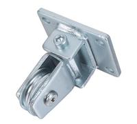 Healeved Poulie de Levage Industrielle en Acier Robuste Forme en U Poulie Porteuse Murale/Plafond Système de Poulies Métalliques Haute Capacité pour Levage et Manutention en Entrepôts