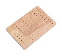 Healeved Présentoir à Cake Pops en Bois Perforé Support à Cocktail Compact pour Bâtonnets de Bonbons et Sucettes Plateau Rectangulaire Porte-Amuse-Gueules pour Stands de Restauration et