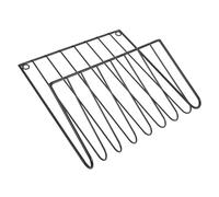 Healeved Présentoir à Magazines Mural en Fer Noir Construction Robuste, Porte-revue Suspendu pour Bureau Cuisine, Rangement Polyvalent et Design Élégant