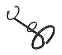 Healeved Présentoir pour Baguette en Cristal Noir Petit Format Socle en Métal Robuste Support Stable pour Baguettes de Sorcière et Colonnes Hexagonales Organisateur Décoratif Compact