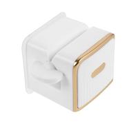 Healeved Presse-dentifrice à Rouleau Mural Blanc, Outil de Distribution Multifonction pour Tubes Cosmétiques, Peinture et Colle, Compatible Tubes Souples, Organisé pour Salle de Bain