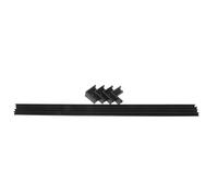 Healeved Protections d'angle Noires pour Aquarium en Plastique, Coussins Anti-Collision Réutilisables pour Meubles D'intérieur, Adaptés la Maison Bords Droits