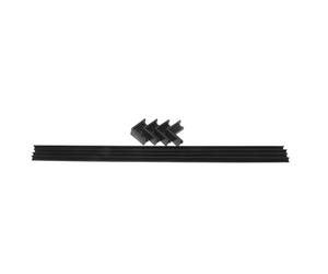 Healeved Protections d'angle Noires pour Aquarium en Plastique, Coussins Anti-Collision Réutilisables pour Meubles D'intérieur, Adaptés la Maison Bords Droits