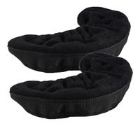Healeved Protège- pour Patins à Glace en Microfibre Noire Taille S Paire de Élastiques Résistantes à l'usure Accessoires Indispensables pour Patinage Artistique et Hockey Glace