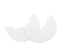 Healeved Protège-talons Adhésifs en Caoutchouc Blanc 4mm D'épaisseur pour Sneakers, Solution Rapide de Réparation Antidérapante Promenades en Ville