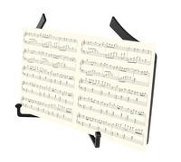 Healeved Pupitre Portable Pliable en Abs, Support pour Partitions et Recettes, Usage Polyvalent pour Lecture de Musique Cuisine