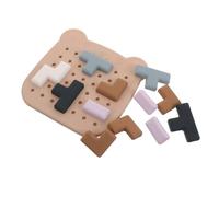 Healeved Puzzle de Stimulation Cognitive en Silicone pour Personnes Âgées, Améliore la Mémoire Pièces Arrondies, pour Jeux Calmes à Domicile