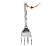Healeved Râteau à Main Léger Petit Outil de Jardinage Résistant en Alliage Magnésium Aluminium Portable et Solide Jardinage et l'agriculture