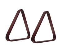 Healeved Râtelier Triangulaire en Bois Massif pour Billard 572 MM Lot de 2 Supports Porte-Boules Cadre Triangulaire Lisse et Poli Compatible Billes 9-Ball Accessoires pour Table de