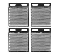 Healeved Réflecteur en Abs et Acrylique de Capteur Photoélectrique 4pcs Application Polyvalente Réduit L'éblouissement pour Sécurité Domestique et Routière