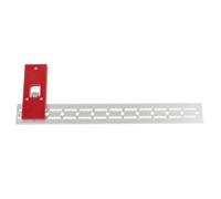 Healeved Règle de Mesure Ajustable 30 Cm pour Menuiserie en Acier Solide, Outil de Positionnement de Perçage Précis pour Travail du Bois, Équerre de Charpentier pour Guidage et Traçage