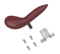 Healeved Repose-pouce Détachable pour Basson, Support Ergonomique Rouge | Base Métallique et Coque Abs, Vis de Fixation Incluses, pour Pouce Droit en Orchestre ou Cours