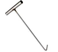 Healeved Résistant à L'usure en Acier Inoxydable T pour Levage de Plaques D'égout et Porte à Volet Roulant Design Simple et Finition Soignée, Usage Professionnel