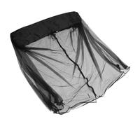 Healeved Rideau Moustiquaire Noir en Polyester Maille Extra Fine et Fermeture Éclair, pour Hamac et Berceau en Extérieur, Assure Une Circulation d'air