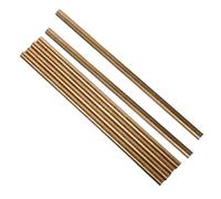 Healeved Rivets en Laiton Massif Tiges Pleines de 4x0,12 Pouce 6pcs pour Manche de Couteau Installation Facile, Compatibles pour Travaux de Bricolage et Activités en Plein Air