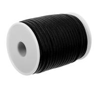 Healeved Rouleau de Corde Remplaçable pour Échelles Extensibles, 31 Mètres, 9 Brins, Corde Noire Résistante pour Accessoires d'Échelles d'Extension, Utilisation Camping, Randonnée et