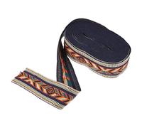 Healeved Ruban Jacquard Ethnique à Motifs Géométriques Ruban Décoratif Multi-Usage pour Vêtements DIY 6-10 Yards Loisirs Créatifs et Couture Textile