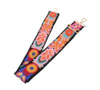 Healeved Sac à Main Brodé Fleurs Ajustable Bandoulière Multifonction pour Instruments Musicaux Accessoire Remplaçable pour Ukulélé et Banjo