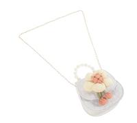 Healeved Sac à Main Perles pour Sac à Bandoulière Élégant Décoration Mode pour Sorties et Shopping