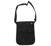 Healeved Sac Banane Infirmière Polyester Noir Multipoche Résistant Sac de Rangement pour Personnel Médical 130