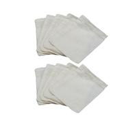 Healeved Sachets de Thé en Filtre pour Feuilles de Thé en Vrac Cordon de Serrage Lot de 20 Dimensions 6x8 Cm, pour Infusion et Tisane