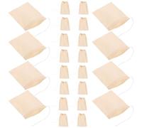Healeved Sachets de Thé Jetables 300 Pcs 6X8 CM en Papier Filtre Naturel Cordon de Serrage pour Infusion de Thé en Vrac Café Filtre et Épices Usage Pratique et Rapide