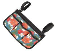 Healeved Sacoche Latérale pour en Tissu Oxford 900D PU Résistant à L'Usure Rangement Compact pour Déambulateur Pliable et Accessoires Personnes Âgées Organiseur Pratique pour Effets