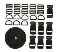 Healeved Sangle De Bagage Réglable avec Boucle Sangle De Valise Multifonctionnelle pour Maintenir Fermé Le Bagage Cas De Défaillance des Fermetures Éclair