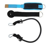 Healeved Sangle de Cheville Bleue pour Fitness Corde de Traction Réglable Accessoire de Musculation des Jambes Entraînement de Force pour Hommes et Femmes Équipement Sportif Polyvalent